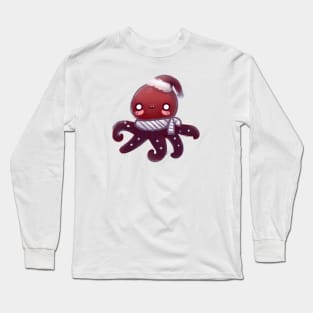 Cute Octopus Drawing Long Sleeve T-Shirt